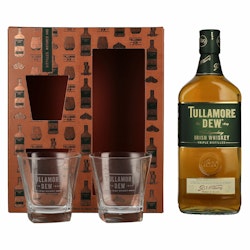 Tullamore D.E.W. Irish Whiskey 40% Vol. 0,7l in Giftbox with 2 glasses