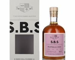 1423 S.B.S AUSTRALIA Rum Single Barrel Selection 2007 55% Vol. 0,7l in Giftbox