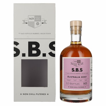 1423 S.B.S AUSTRALIA Rum Single Barrel Selection 2007 55% Vol. 0,7l in Giftbox
