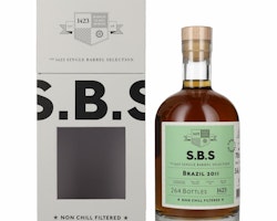 1423 S.B.S BRAZIL Rum Single Barrel Selection 2011 56,6% Vol. 0,7l in Giftbox