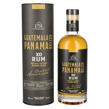1731 Fine & Rare GUATEMALA PANAMA BELIZE XO Central America Rum 46% Vol. 0,7l in Giftbox