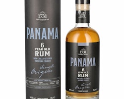1731 Fine & Rare PANAMA 6 Years Old Single Origin Rum 46% Vol. 0,7l in Giftbox