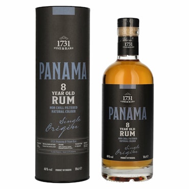 1731 Fine & Rare PANAMA 8 Years Old Single Origin Rum 46% Vol. 0,7l in Giftbox