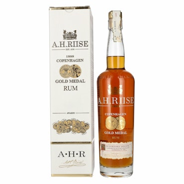 A.H. Riise 1888 COPENHAGEN GOLD MEDAL Special Edition Rum - Old Edition 40% Vol. 0,7l in Giftbox