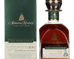 Admiral Rodney HMS FORMIDABLE Rare Saint Lucia Rum 40% Vol. 0,7l in Giftbox