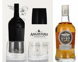Angostura 1919 Premium Gold Rum Deluxe Aged Blend 40% Vol. 0,7l in Giftbox with 2 glasses