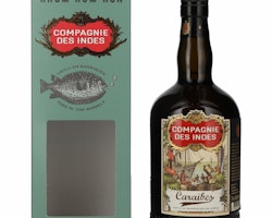 Compagnie des Indes Caraibes Rum 40% Vol. 0,7l in Giftbox
