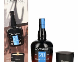 Dictador 20 Years Old ICON RESERVE 40% Vol. 0,7l in Giftbox with Kerze