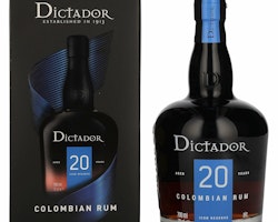 Dictador 20 Years Old ICON RESERVE Colombian Rum 40% Vol. 0,7l in Giftbox