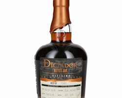 Dictador BEST OF 1981 ALTISIMO Colombian Rum 36YO/080617/EX-W048 46% Vol. 0,7l