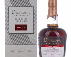 Dictador CAPITULO I 20 Years Old Port Cask Colombian Aged Rum 2000 43% Vol. 0,7l in Giftbox