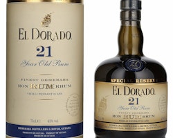 El Dorado 21 Years Old Finest Demerara Rum SPECIAL RESERVE 43% Vol. 0,7l in Giftbox