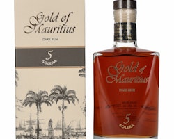Gold of Mauritius 5 Solera Dark Rum 40% Vol. 0,7l in Giftbox