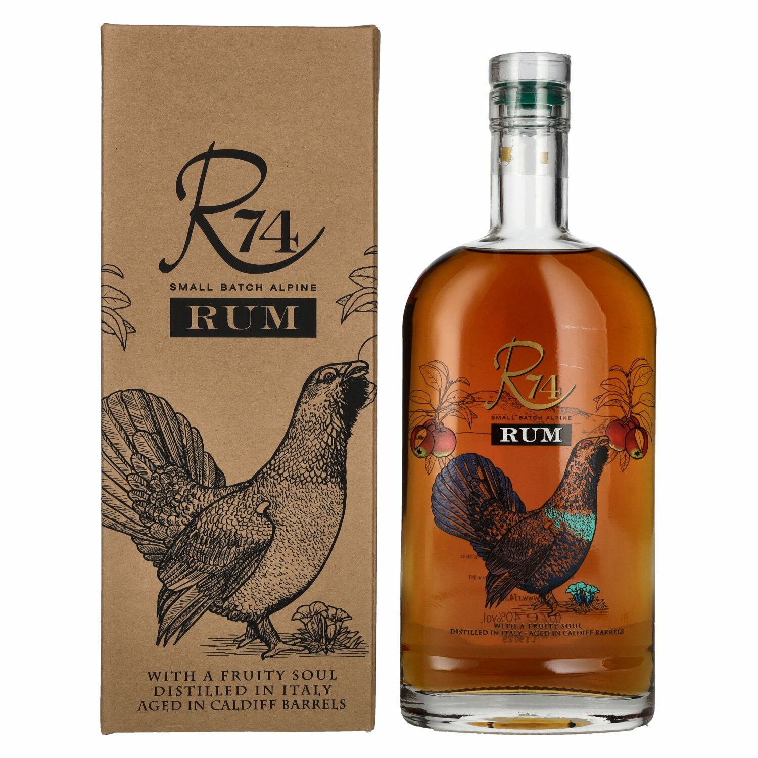 R74 Small Batch Alpine Rum 40% Vol. 0,7l in Giftbox