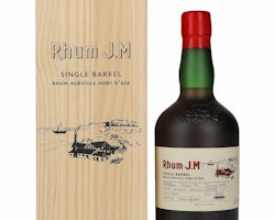 Rhum J.M Single Barrel Agricole Hors D'Âge 1999 43,6% Vol. 0,5l i en trälåda
