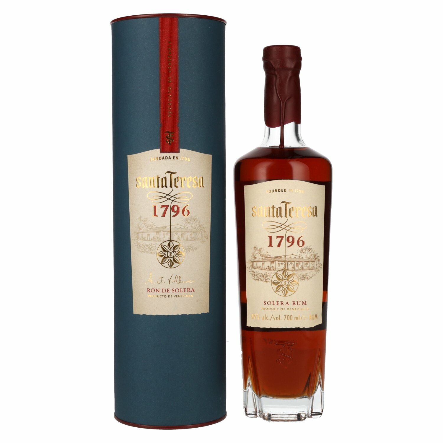 Santa Teresa 1796 Solera Rum 40% Vol. 0,7l in Giftbox