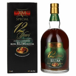 XM SPECIAL 12 Years Old Finest Caribbean Rum 40% Vol. 0,7l in Giftbox