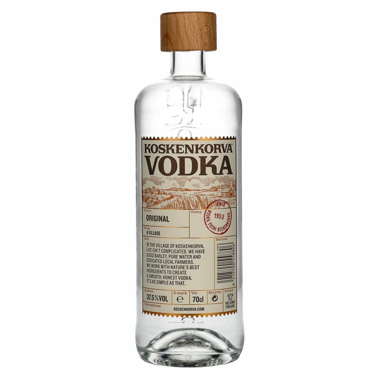 Koskenkorva Vodka ORIGINAL 37,5% Vol. 0,7l