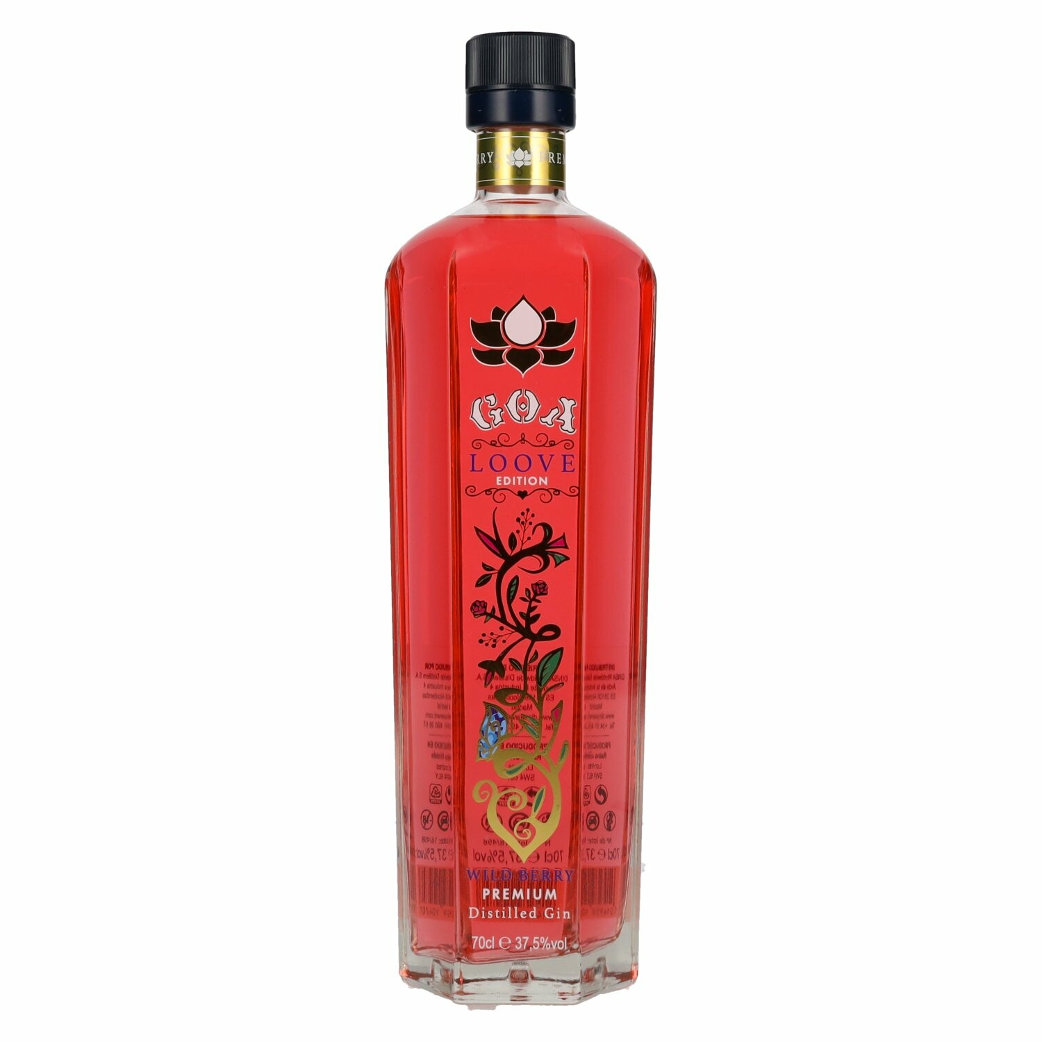 GOA LOOVE Edition Wild Berry Premium Distilled Gin 37,5% Vol. 0,7l