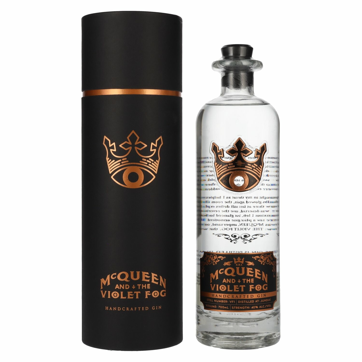 McQueen and the Violet Fog Handcrafted Gin 40% Vol. 0,7l in Giftbox