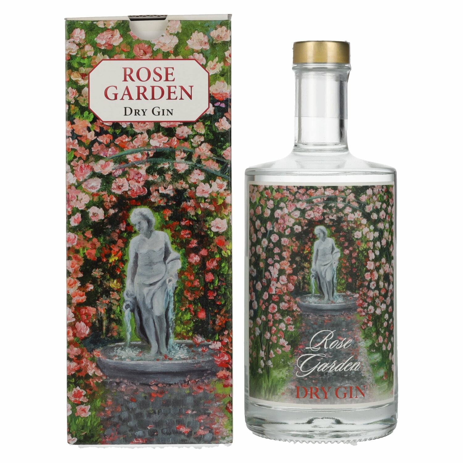 Rose Garden Dry Gin 44% Vol. 0,5l in Giftbox
