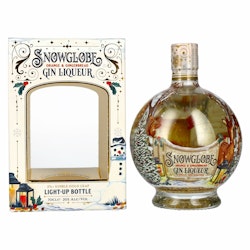 Snowglobe Orange & Gingerbread Gin Liqueur Light-Up 20% Vol. 0,7l in Giftbox