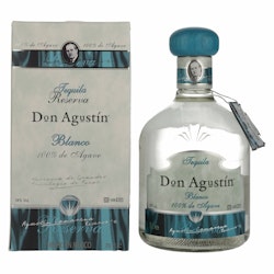 Don Agustín Tequila Blanco 100% Agave 38% Vol. 0,7l in Giftbox