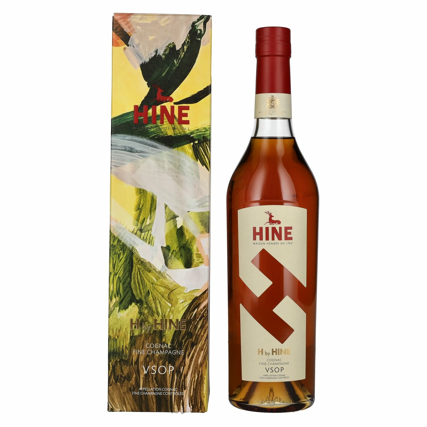 Hine H by Hine VSOP Fine Champagne Cognac Design by Luca Longhi 40% Vol. 0,7l in Giftbox