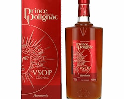Prince Hubert de Polignac V.S.O.P Cognac Harmonie 40% Vol. 0,7l in Giftbox