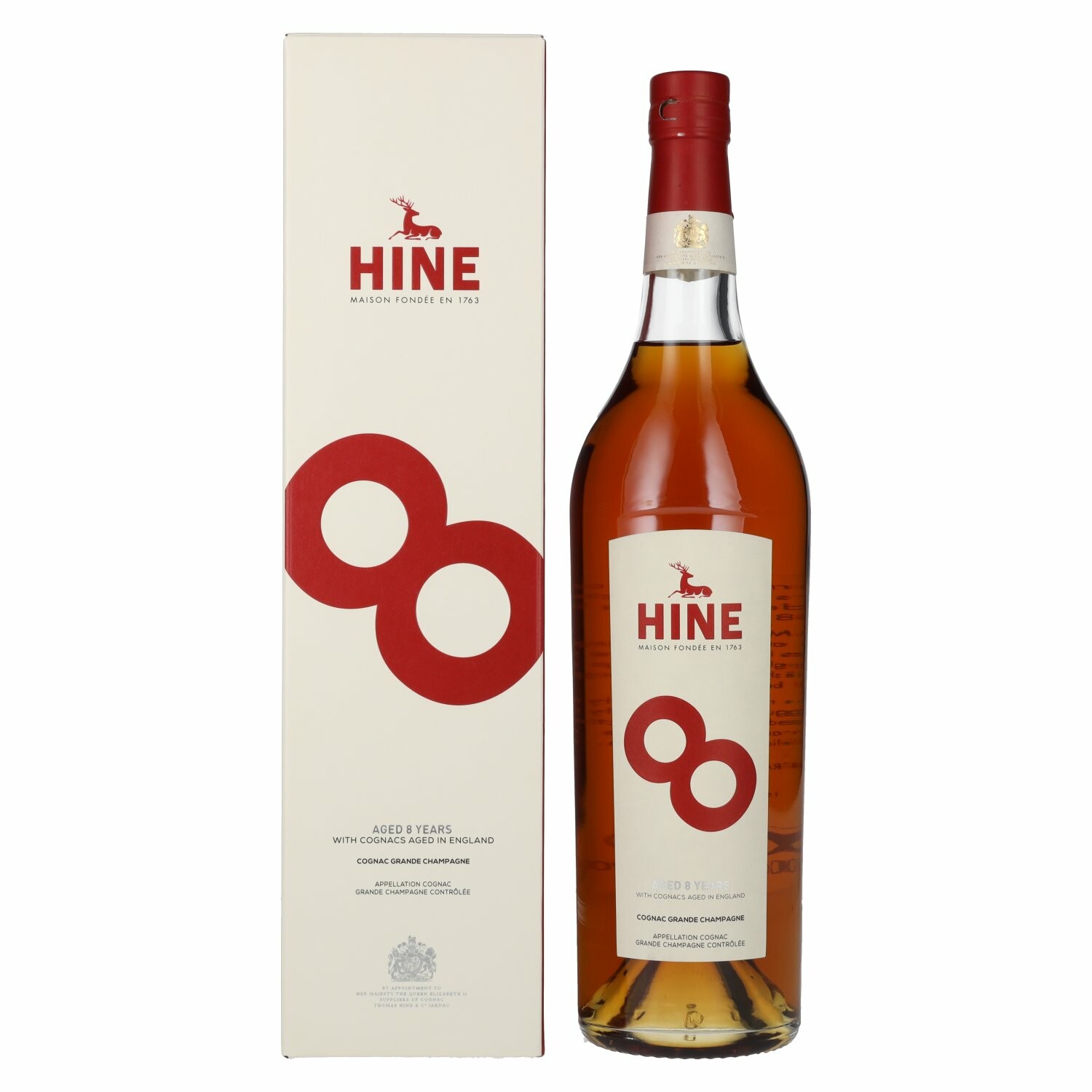 Hine Journey 8 Years Old Cognac Grande Champagne 42,1% Vol. 1l in Giftbox