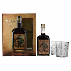 Badel Antique Pelinkovac Liqueur 35% Vol. 0,7l in Giftbox with 2 glasses