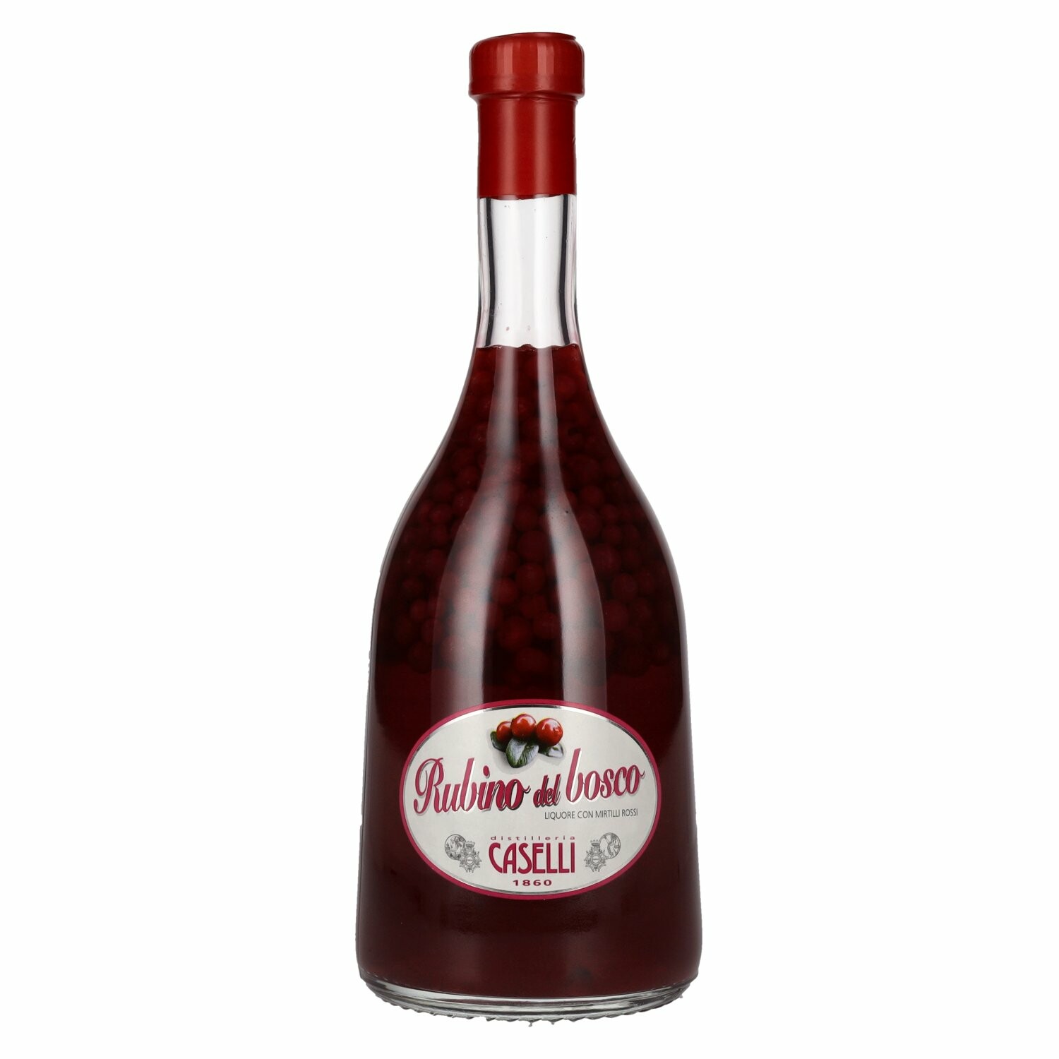 Caselli Rubino del bosco Liquore con Mirtilli rossi di bosco 25% Vol. 0,7l