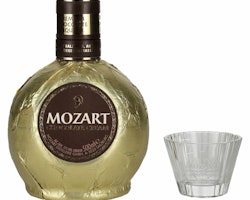 Mozart Gold Chocolate Cream 17% Vol. 0,5l in Giftbox with glass