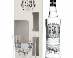 Yeni Raki 45% Vol. 0,7l in Giftbox with 2 glasses