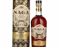 Naga Red Wine Cask Finish ANGGUR EDITION 40% Vol. 0,7l in Giftbox