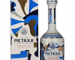 Metaxa GRANDE FINE Collector's Edition Keramikflasche 40% Vol. 0,7l in Giftbox