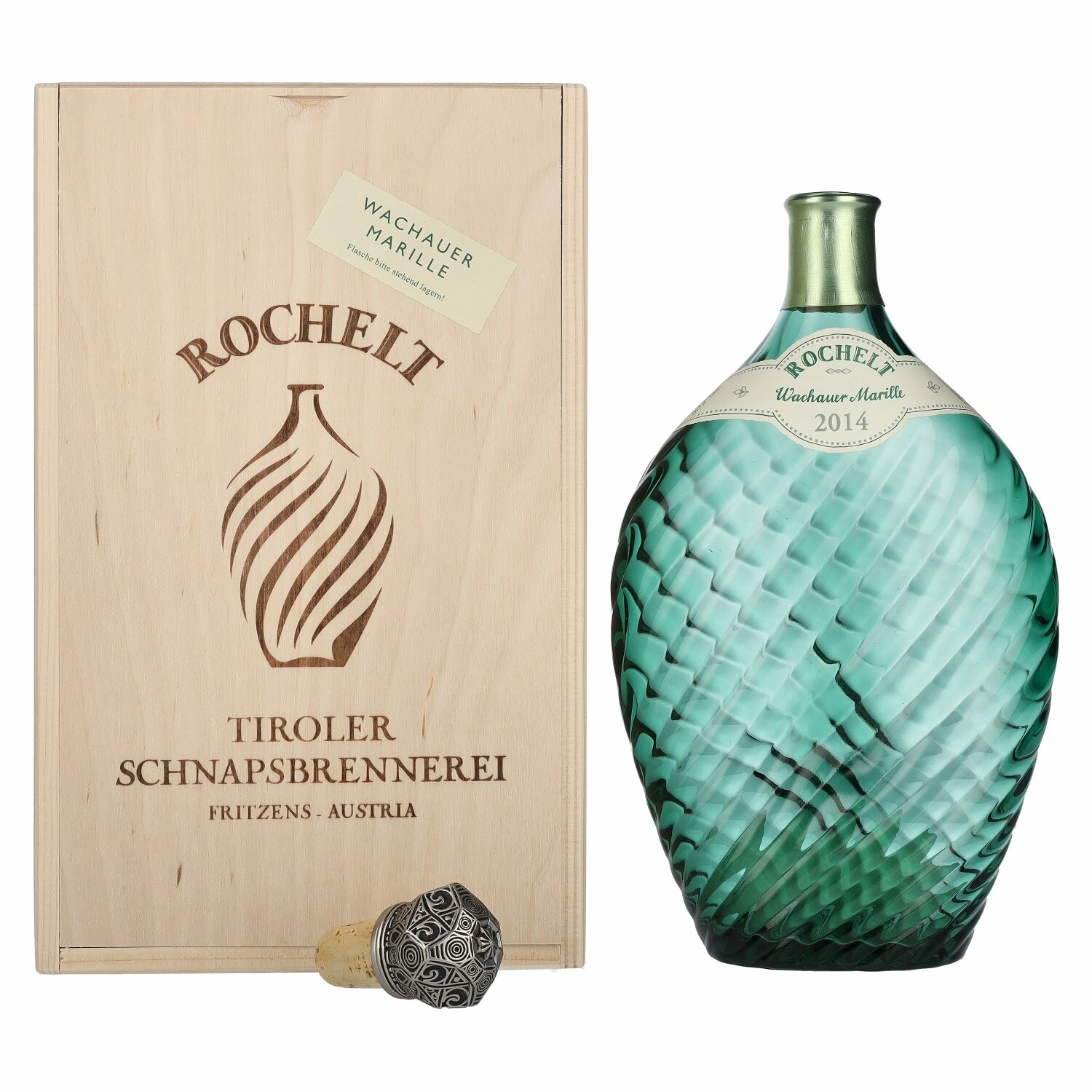 Rochelt Wachauer Marille 2014 50% Vol. 0,7l in Holzkiste