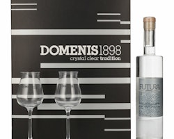 Domenis 1898 FUTURA 12 Grappa 40% Vol. 0,5l in Giftbox with 2 glasses