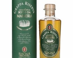 Sibona GRAPPA RISERVA Botti Da MADEIRA 40% Vol. 0,5l in Giftbox