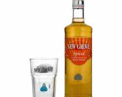 New Grove SPICED Mauritius Island Rum 37,5% Vol. 0,7l with glass