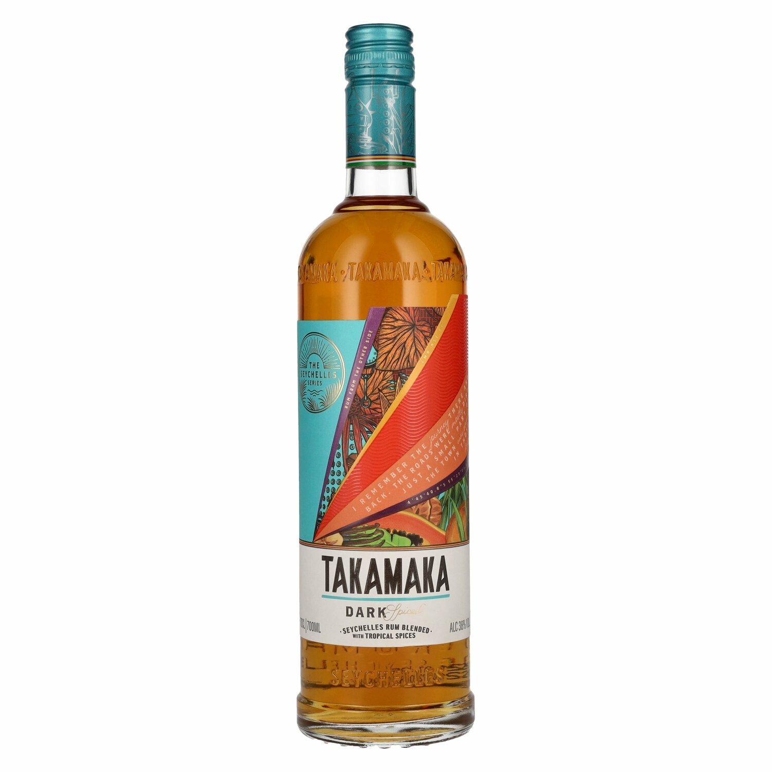 Takamaka DARK SPICED Spirit Drink 38% Vol. 0,7l