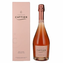 Cattier Champagne PREMIER CRU Rosé Brut 12,5% Vol. 0,75l in Giftbox