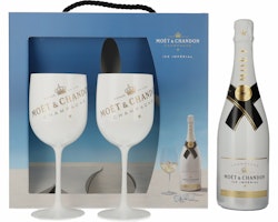 Moët & Chandon Champagne ICE IMPÉRIAL Demi-Sec 12% Vol. 0,75l in Giftbox with 2 glasses