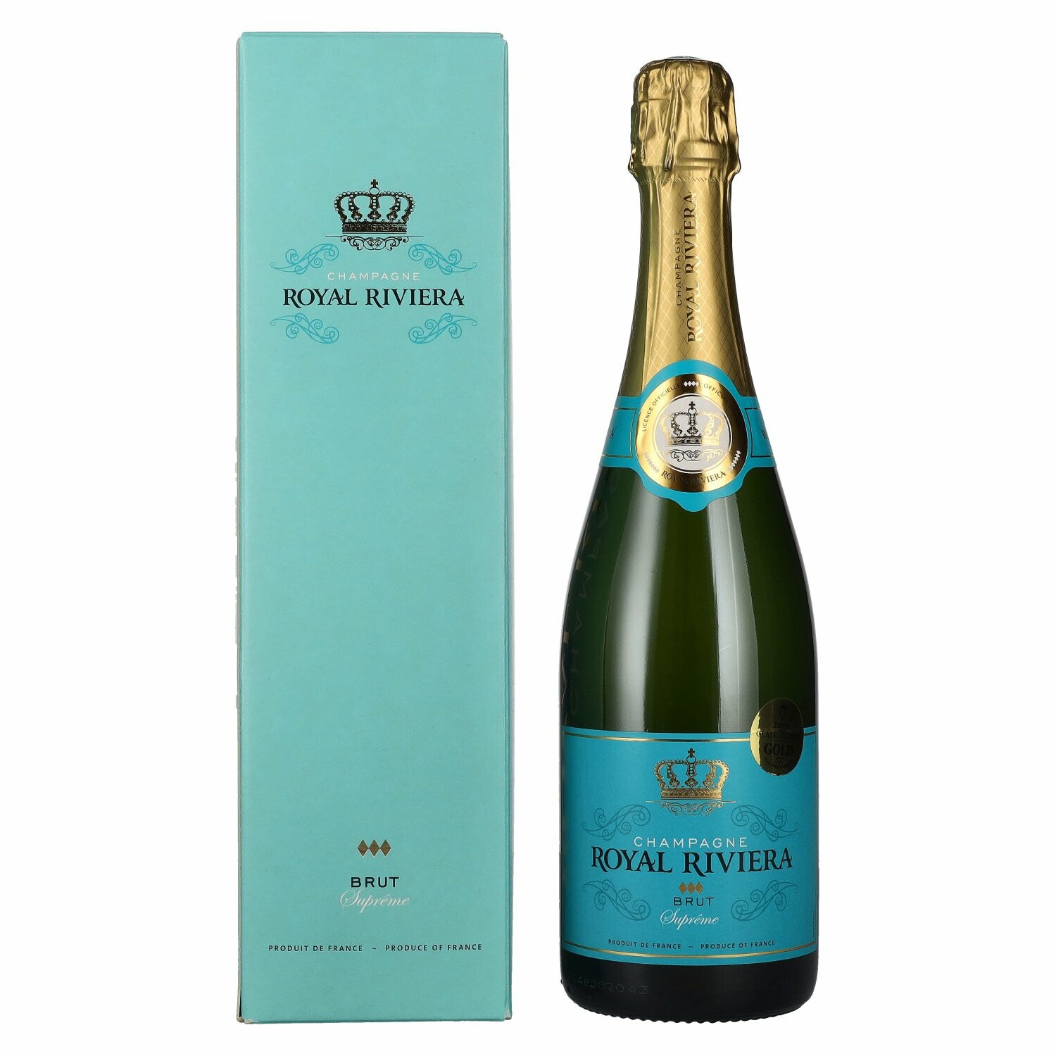 Royal Riviera Champagne Brut Suprême 12,5% Vol. 0,75l in Giftbox