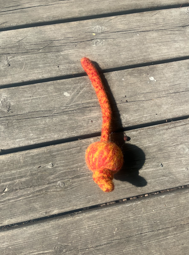 Tovad boll med handtag