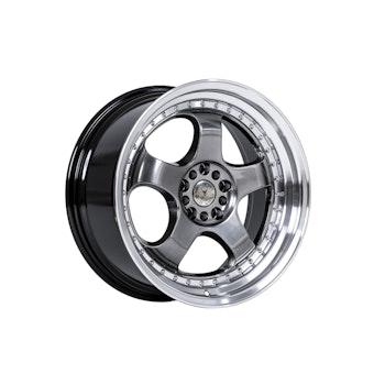 Fälgar | 59°North Wheels D-002 10,5x19" ET22 5x108/112 Hyperblack/polerad kant