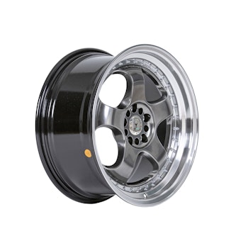 Fälgar | 59°North Wheels D-002 10,5x19" ET22 5x114/5x120 Hyperblack/polerad kant