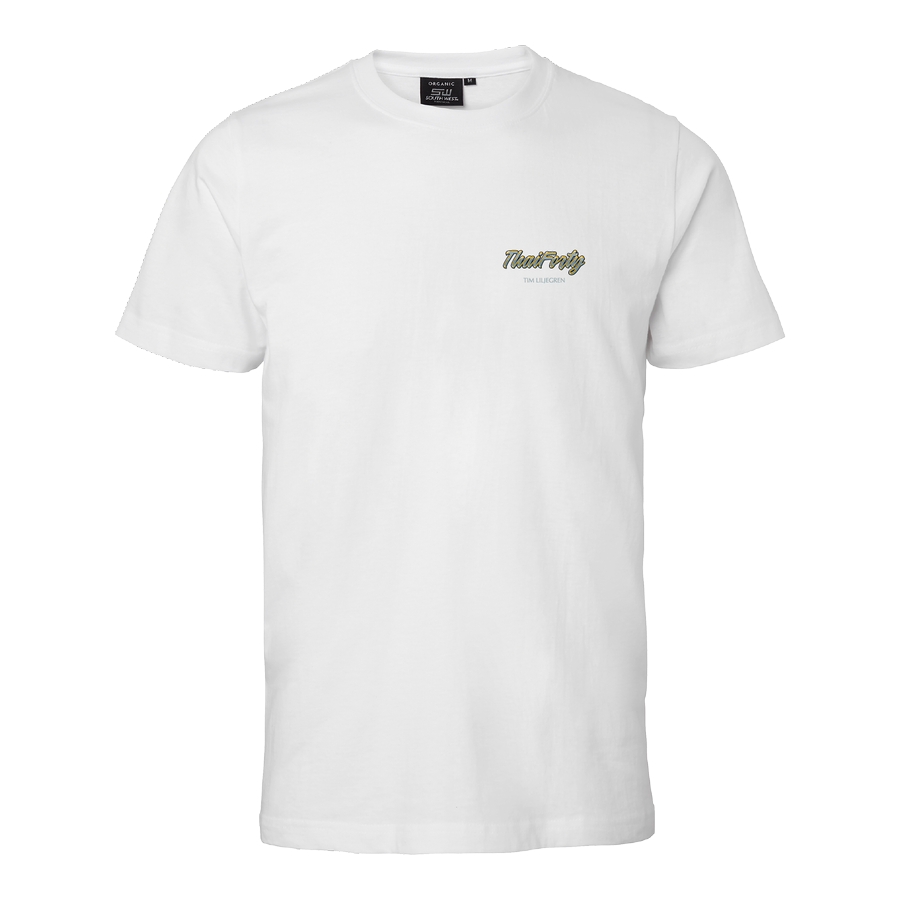T-shirt ”ThaiForty” vit (Liljegren Fan Club)