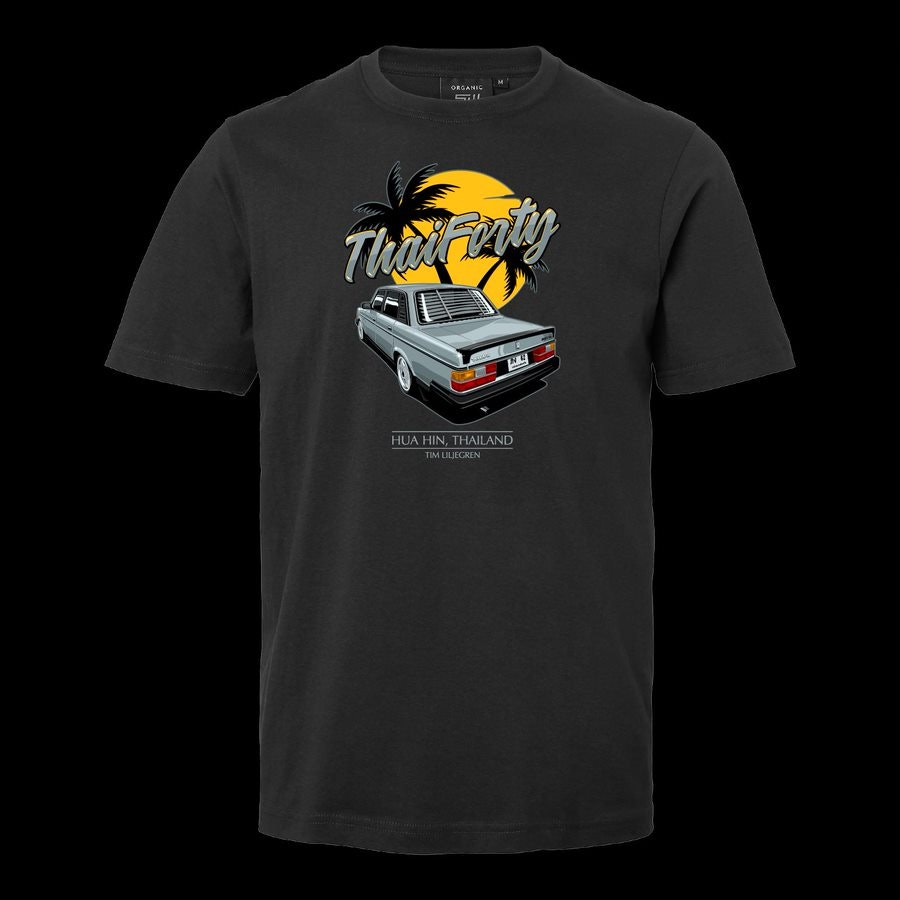 T-shirt ”ThaiForty” svart