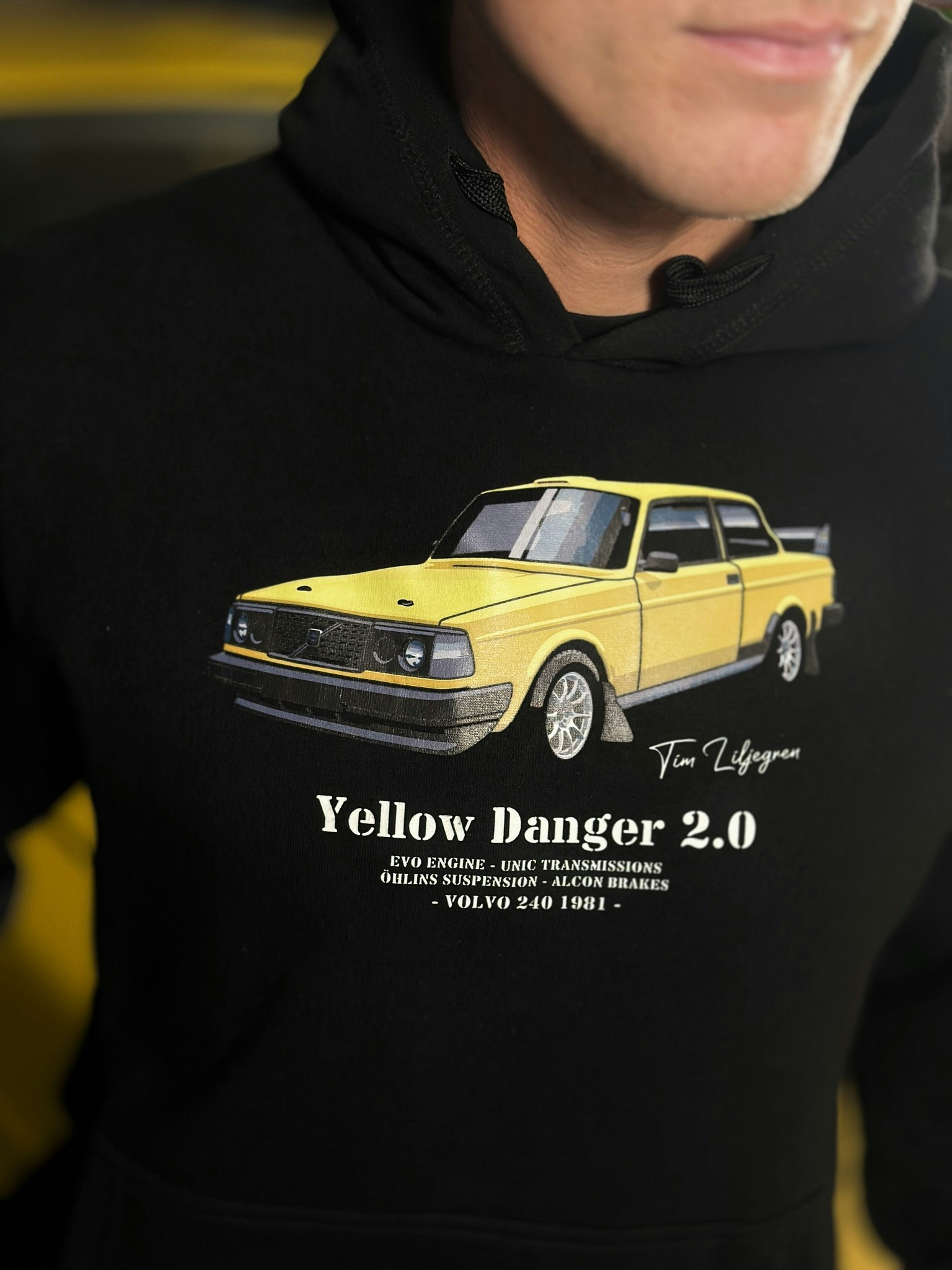 Hoodie ”Yellow Danger 2.0”